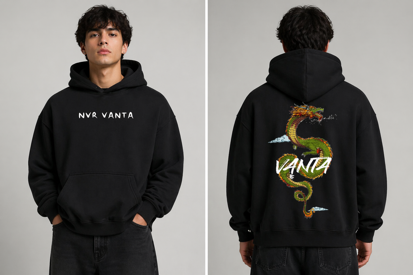 NVR VANTA Oversized Hoodie Unisex